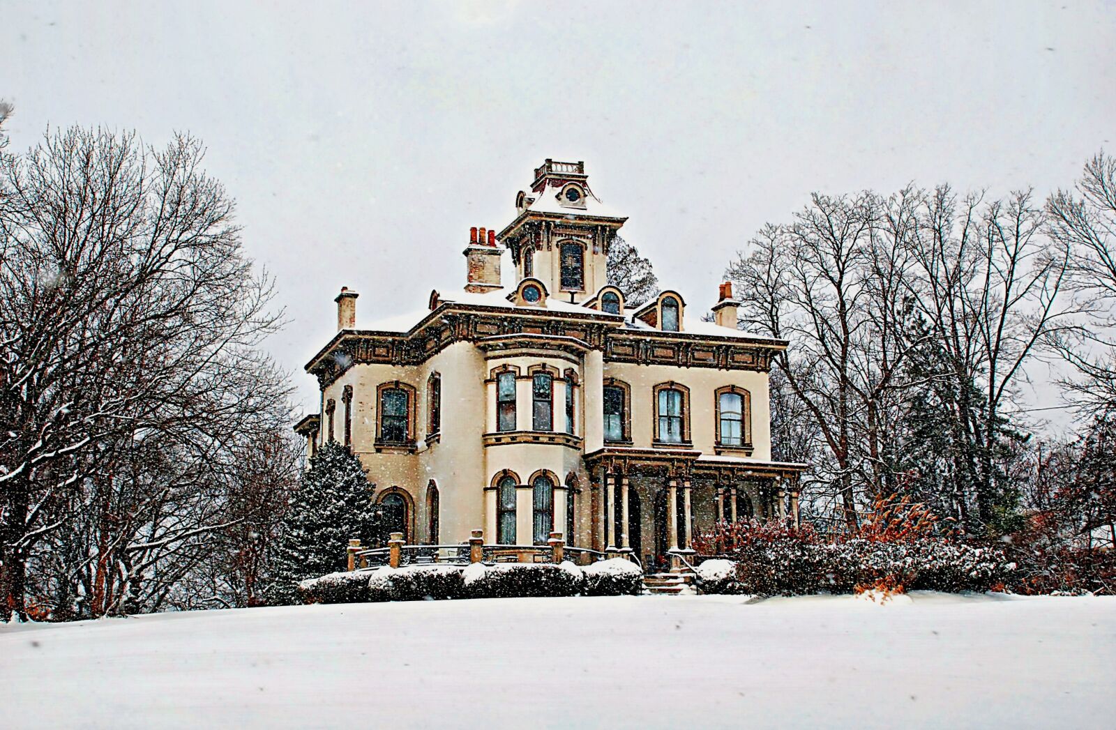 Nikon D80 sample photo. House, winter, snow photography