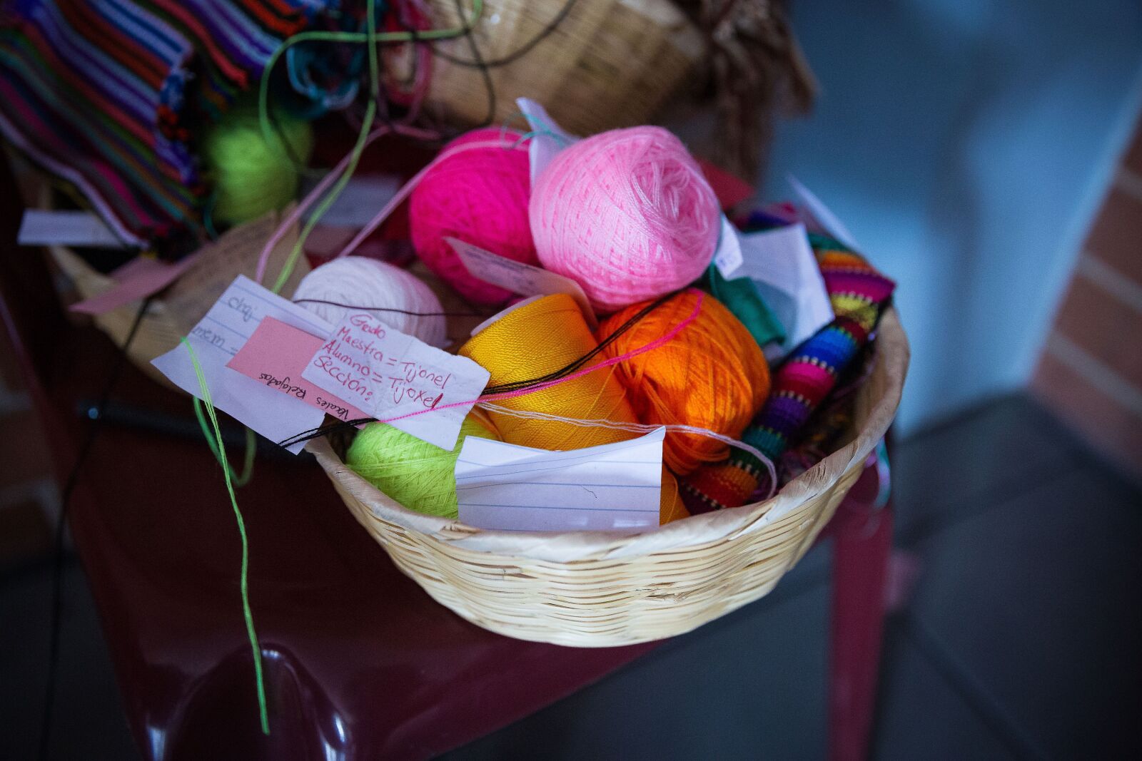 Canon EOS 6D sample photo. Yarn, colorful, knitting photography
