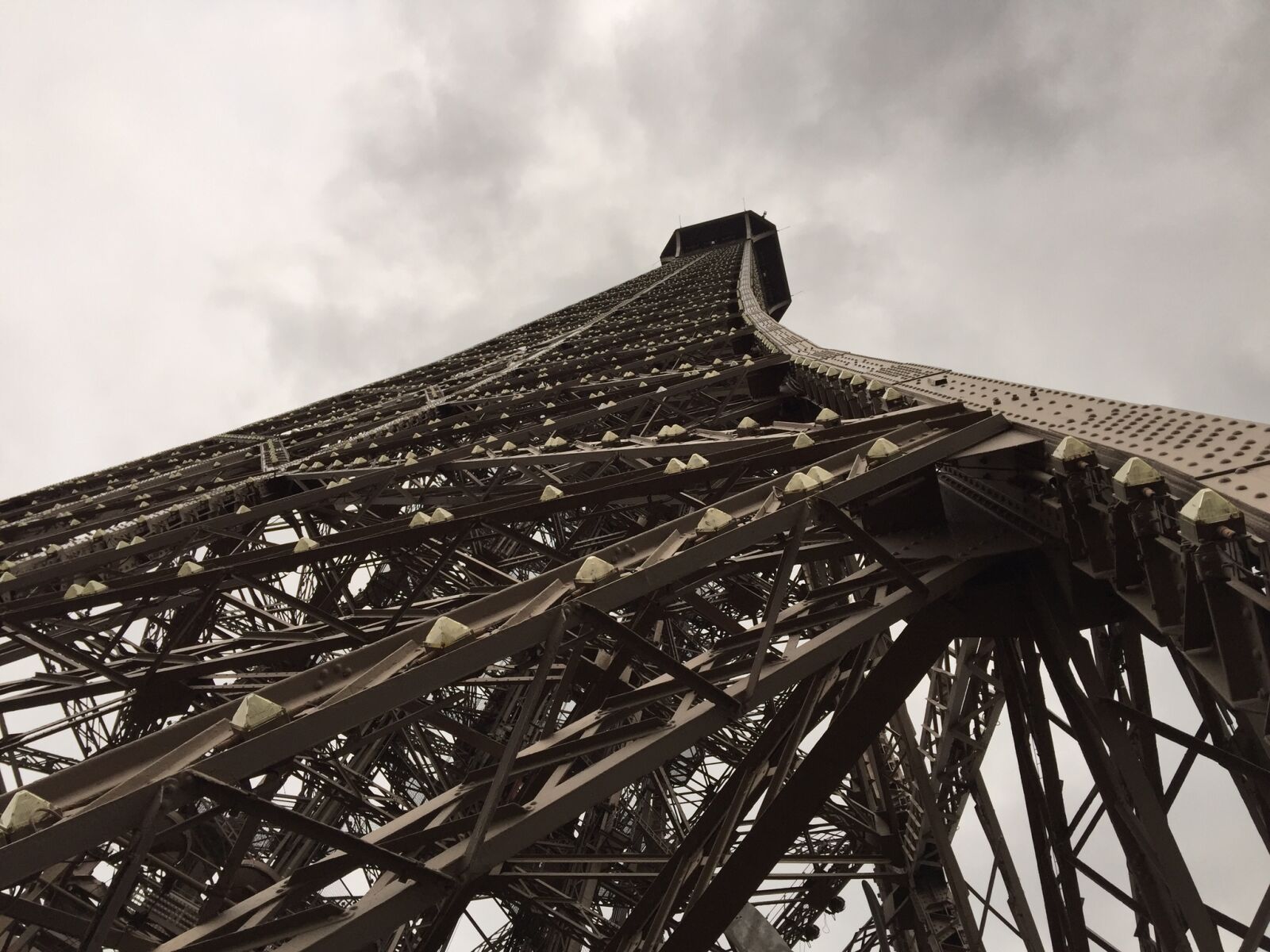 iPhone 6 Plus back camera 4.15mm f/2.2 sample photo. Clouds, eiffel, tower, france photography