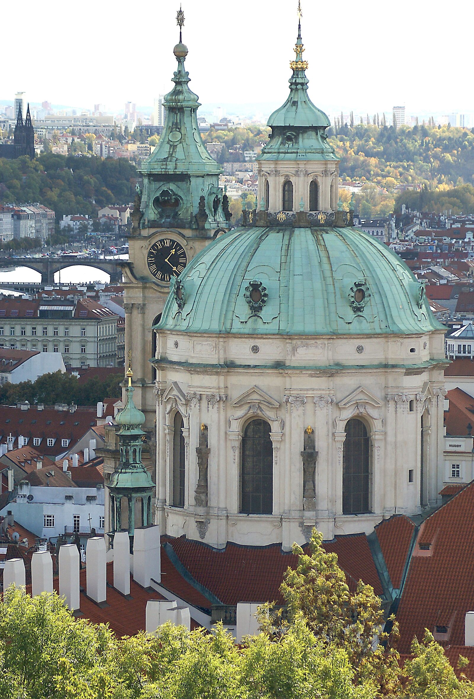 Sony Alpha DSLR-A100 sample photo. Prague, church, architecture photography