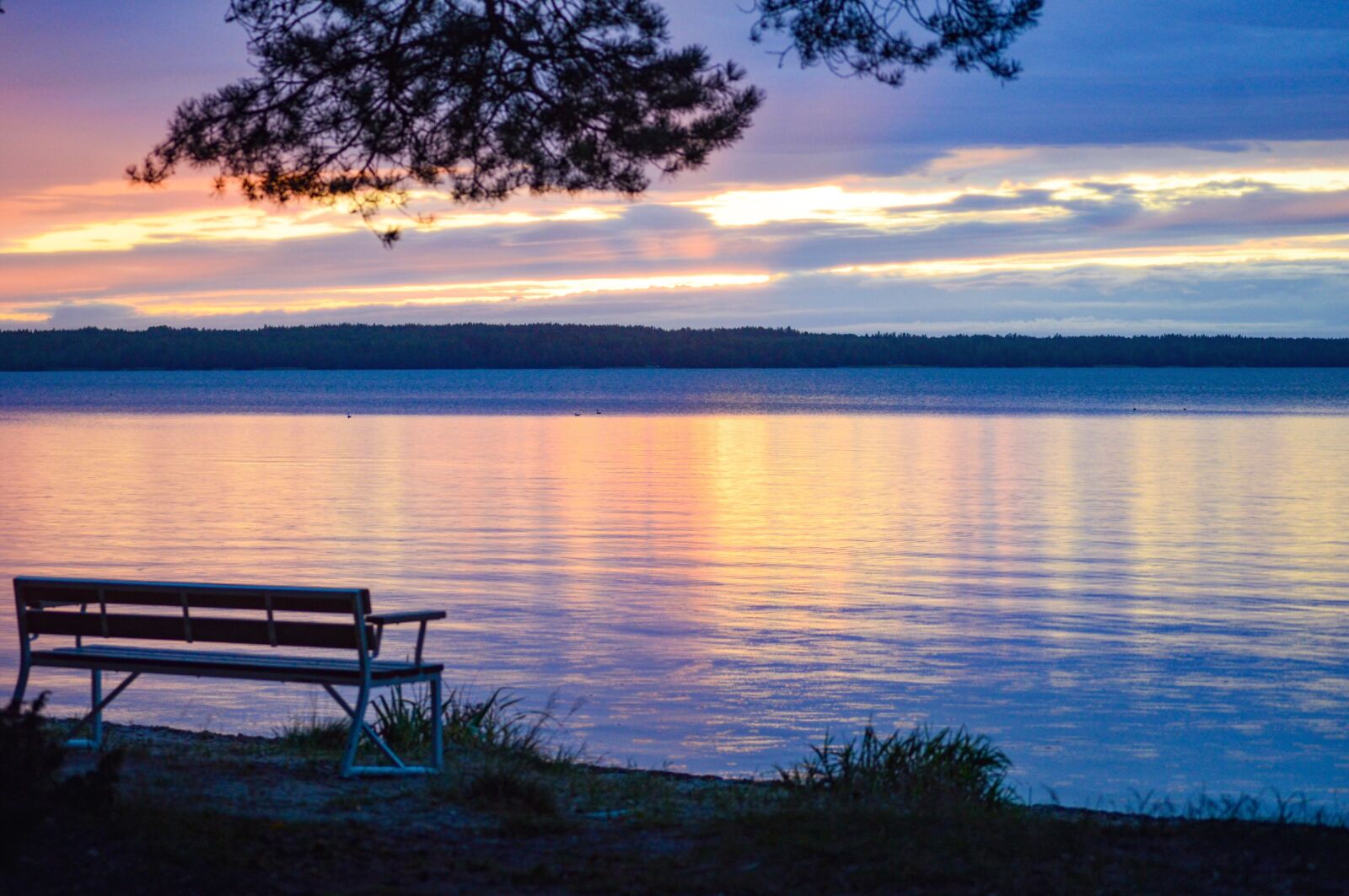 Nikon D3200 sample photo. Sunset, lake, water photography
