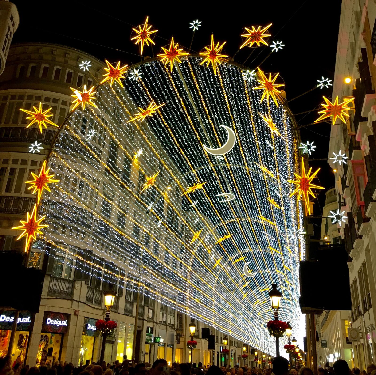 Apple iPhone 6s sample photo. Malaga, christmas, iluminaciónn photography