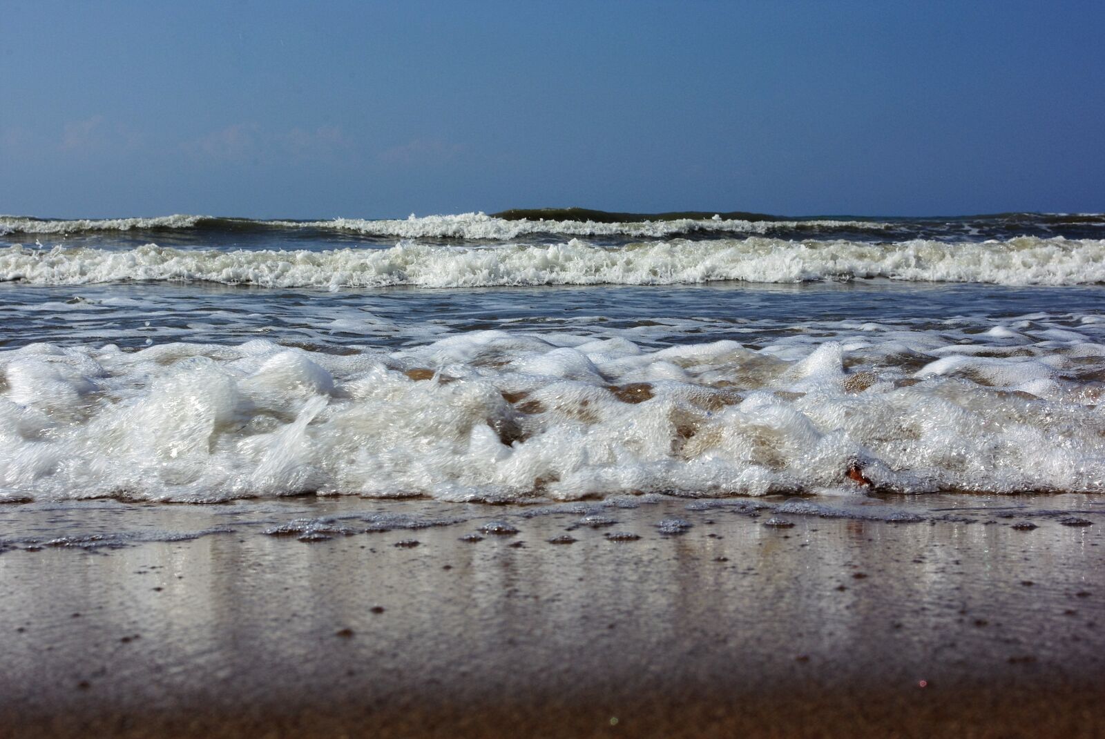 Pentax K-m (K2000) sample photo. Wave, sea, water photography