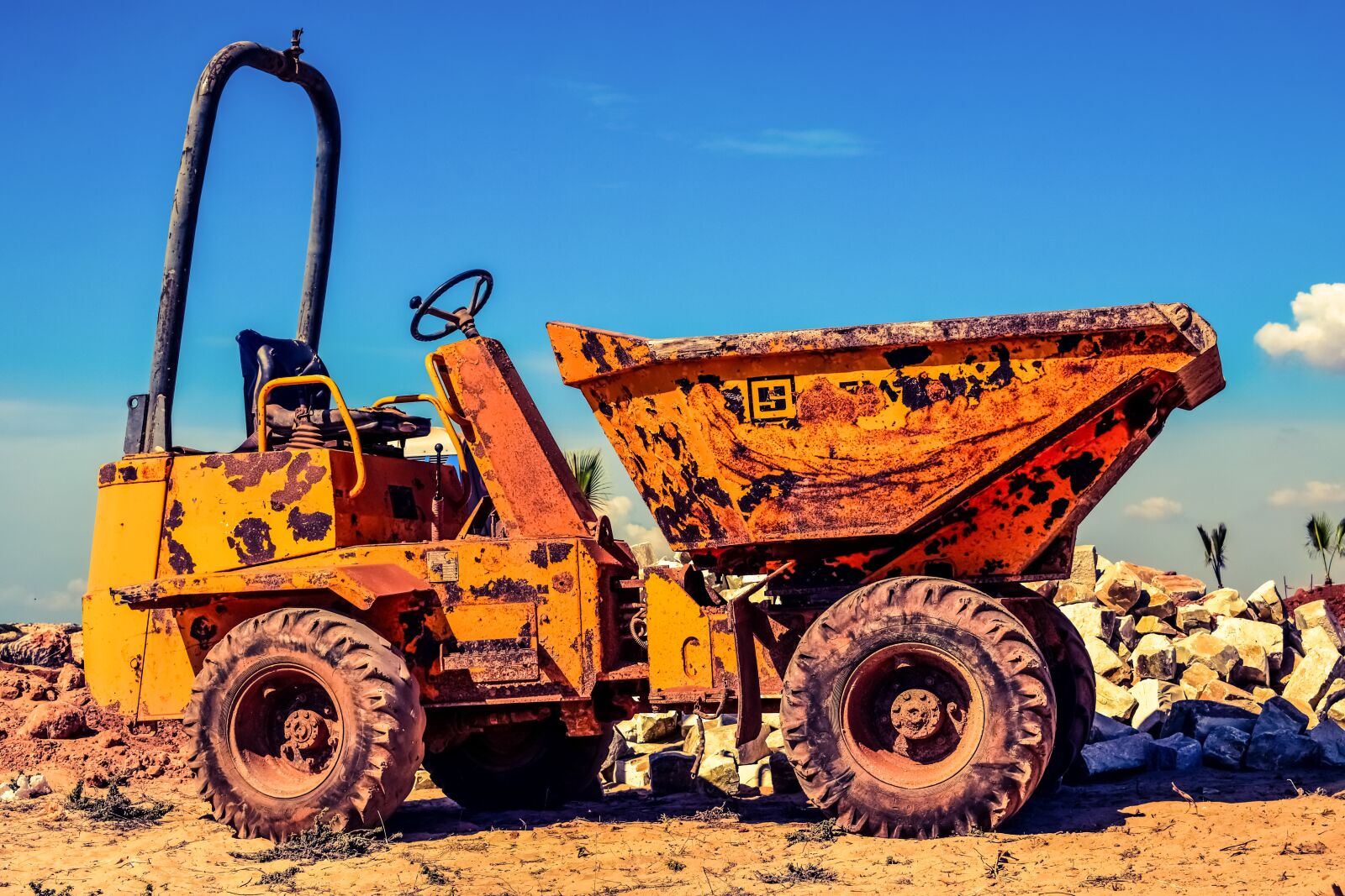 Nikon D3300 sample photo. Construction site, machinery, vehicle photography