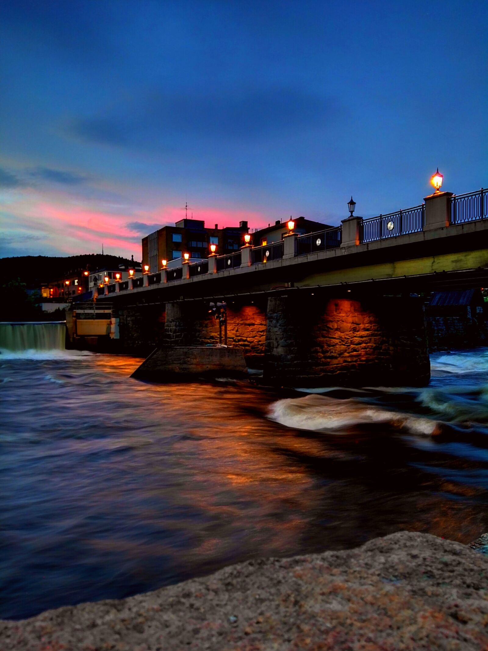 HUAWEI GRA-L09 sample photo. Kongsberg, the river numedalsl photography