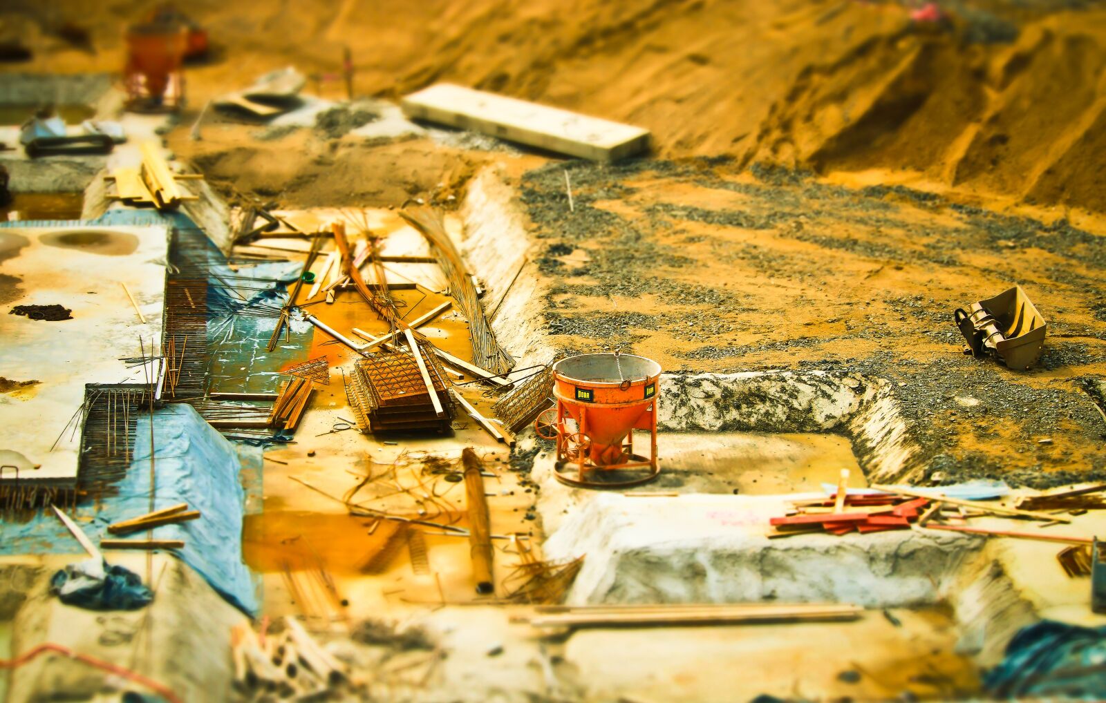 Olympus OM-D E-M10 sample photo. Construction, site, build photography
