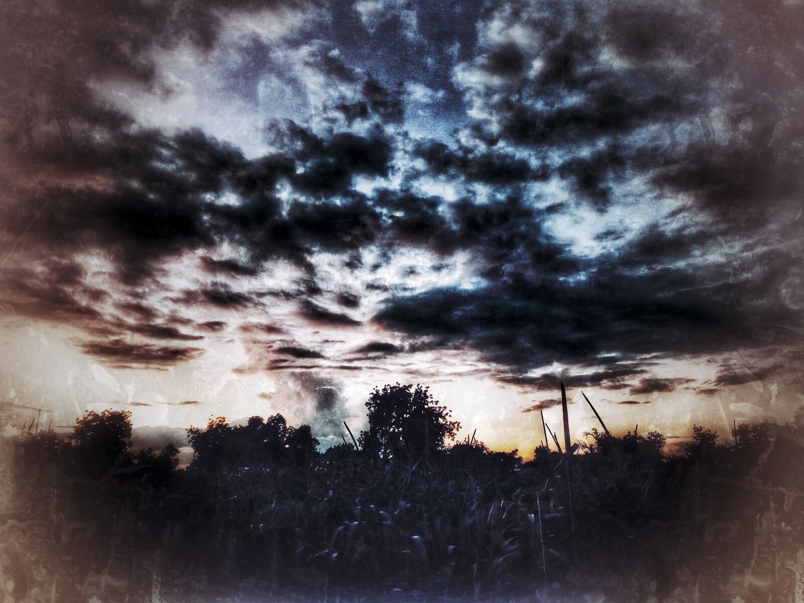 TECNO MOBILE LIMITED TECNO CA7 sample photo. Dark sky, road, nature photography