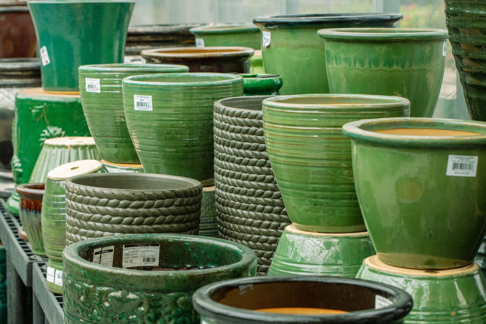 Nikon D500 sample photo. Pots, greenhouse, garden photography
