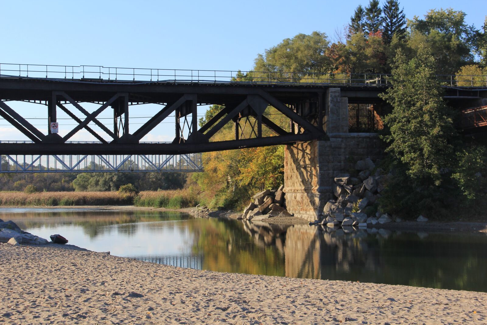 Canon EF-S 18-135mm F3.5-5.6 IS sample photo. Bridge, landscape, wallpaper photography