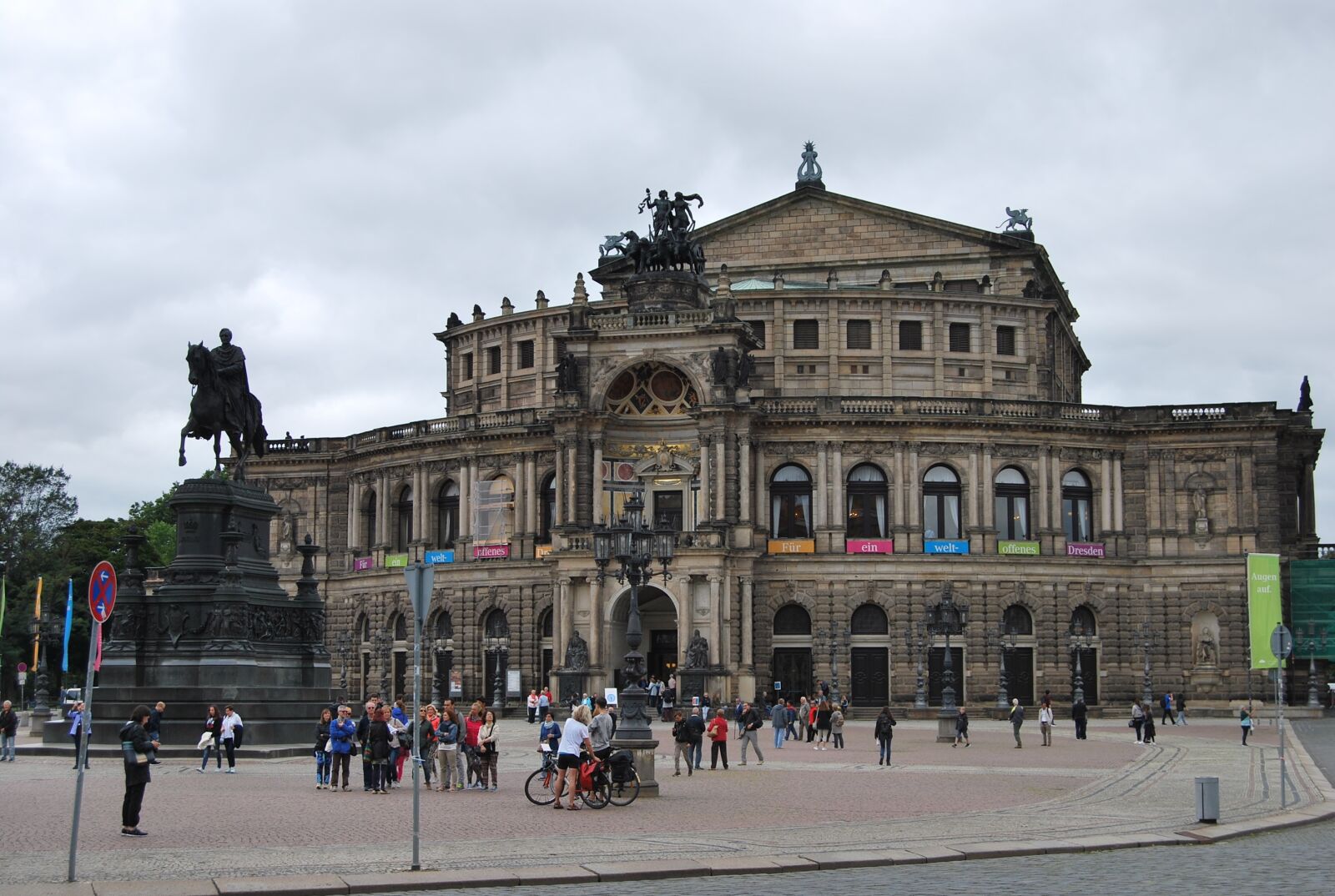 Nikon D60 sample photo. Building of the opera photography