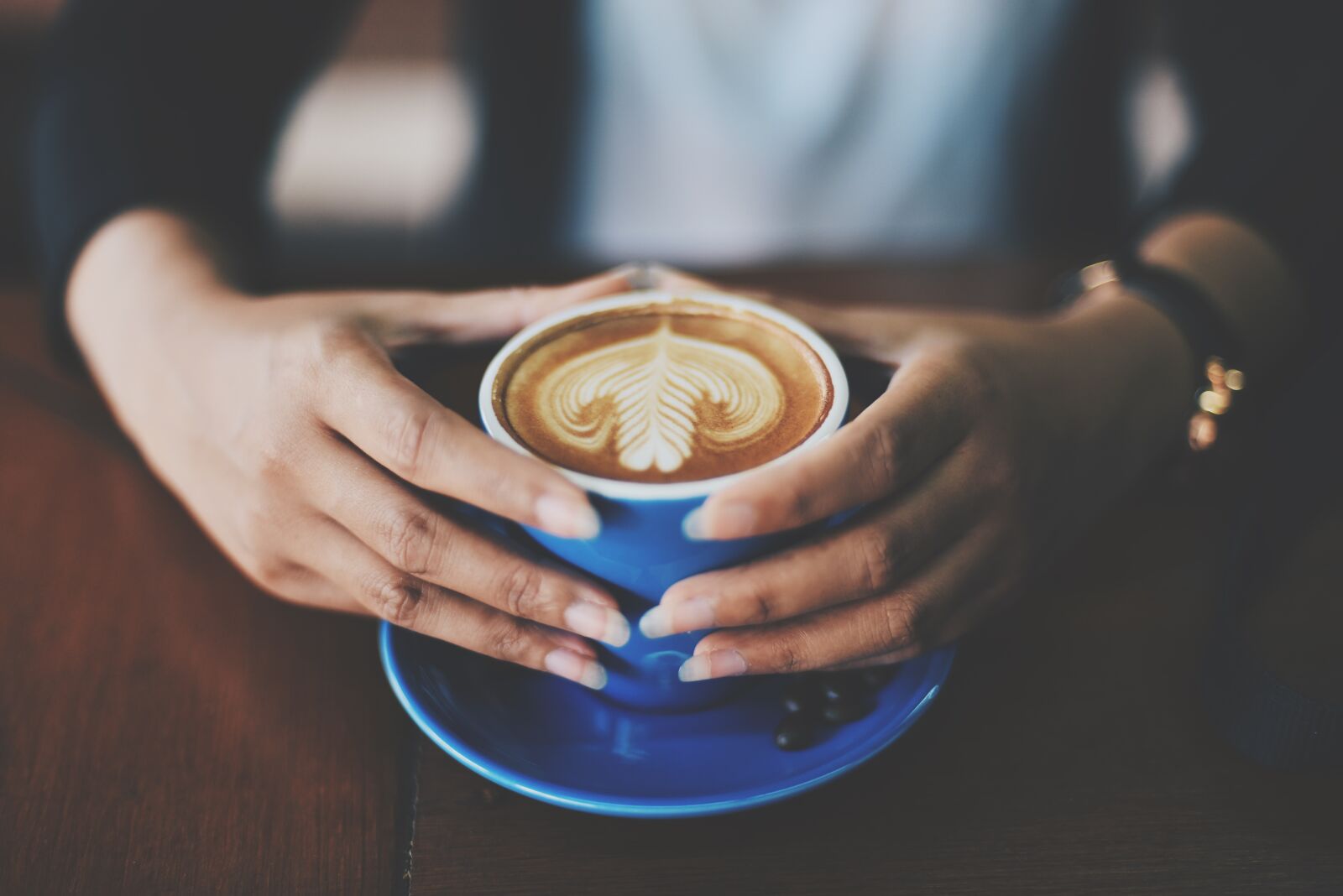 Nikon D750 sample photo. Adult, beverage, blue, caffeine photography