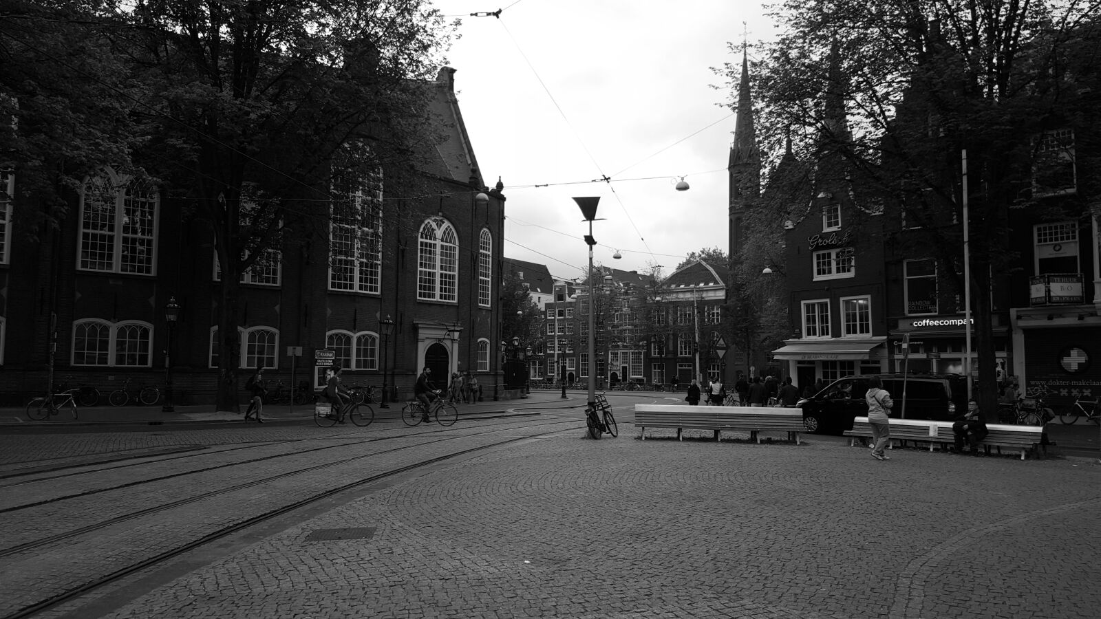 Samsung Galaxy S6 sample photo. Amsterdam, black, and, white photography