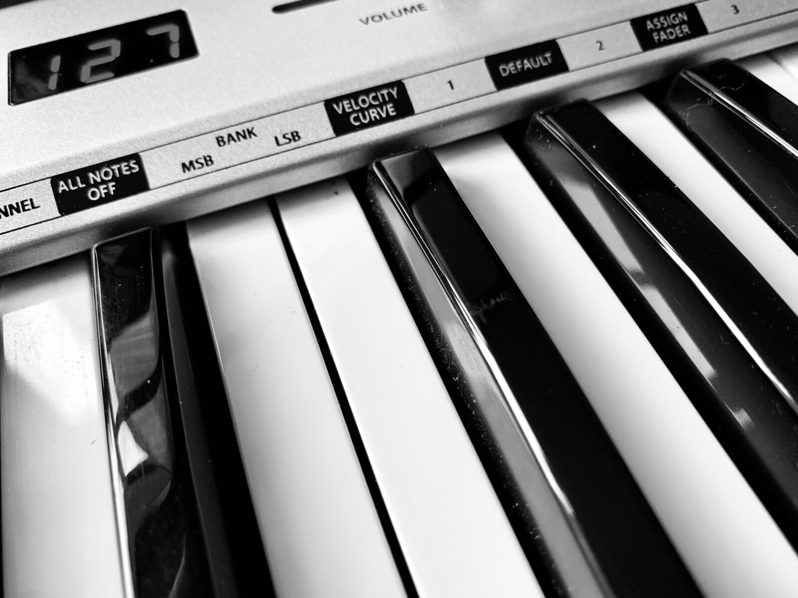 iPhone XS Max back dual camera 4.25mm f/1.8 sample photo. Keys, keyboard, piano photography