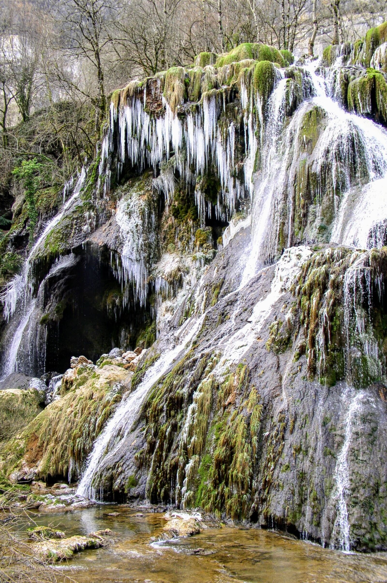 Olympus C4100Z,C4000Z sample photo. Cascade, ice, cold photography
