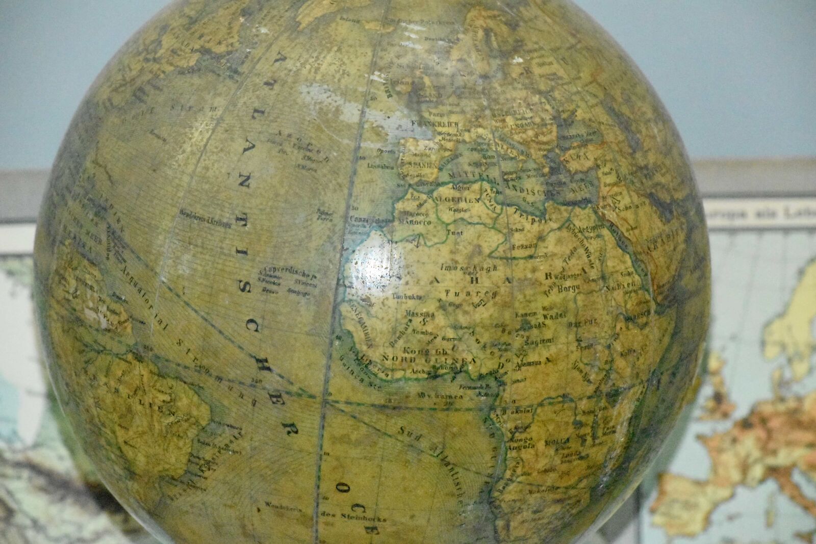 Nikon D5500 sample photo. Geography, map, sphere, old photography