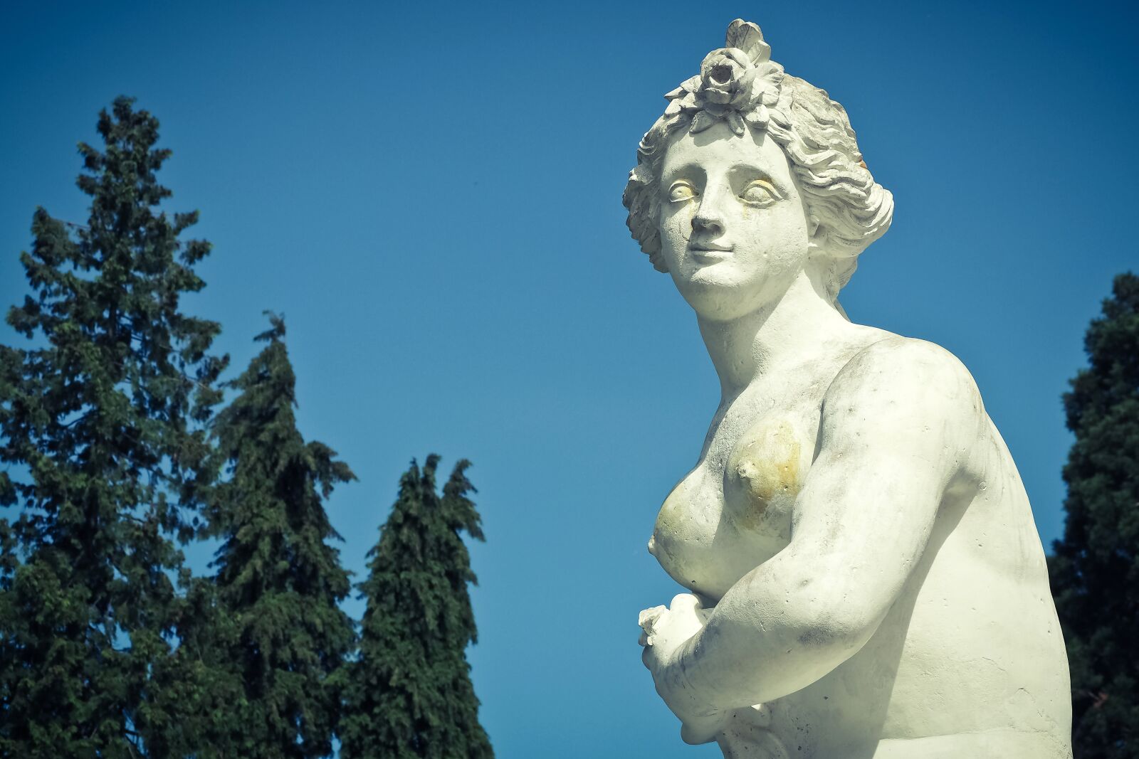 Olympus OM-D E-M10 sample photo. Statue, bust, sculpture photography