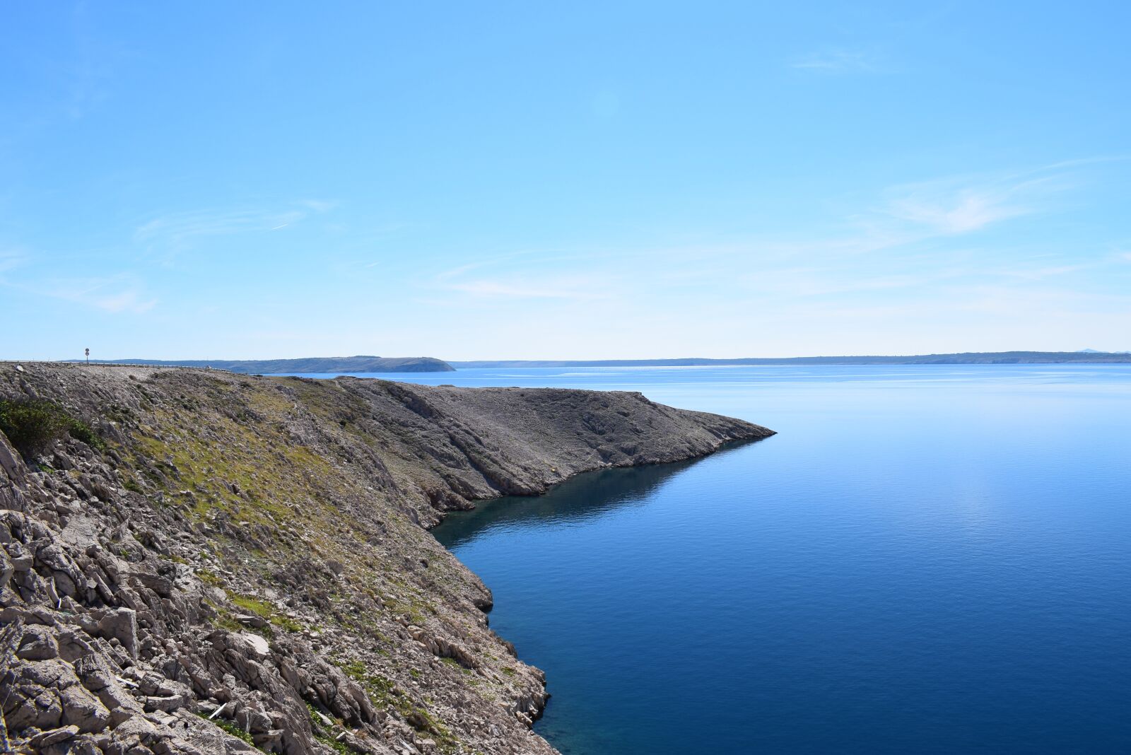 Nikon D3300 sample photo. Pag, sea, cliff photography
