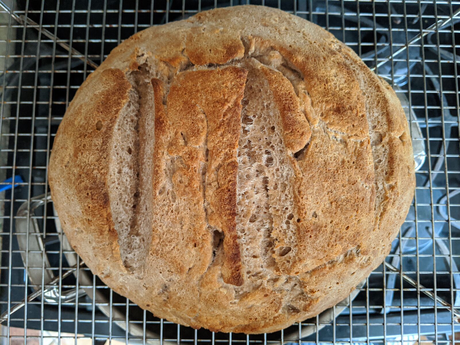 Google Pixel 3 sample photo. Bread, sourdough, food photography