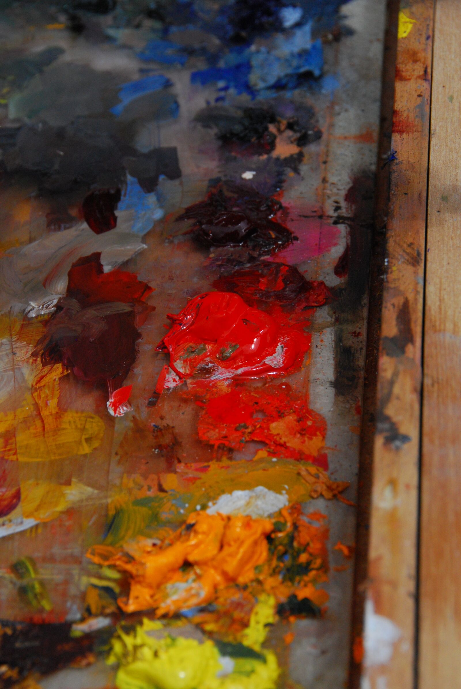 Nikon D60 sample photo. Paint, palette, colors photography
