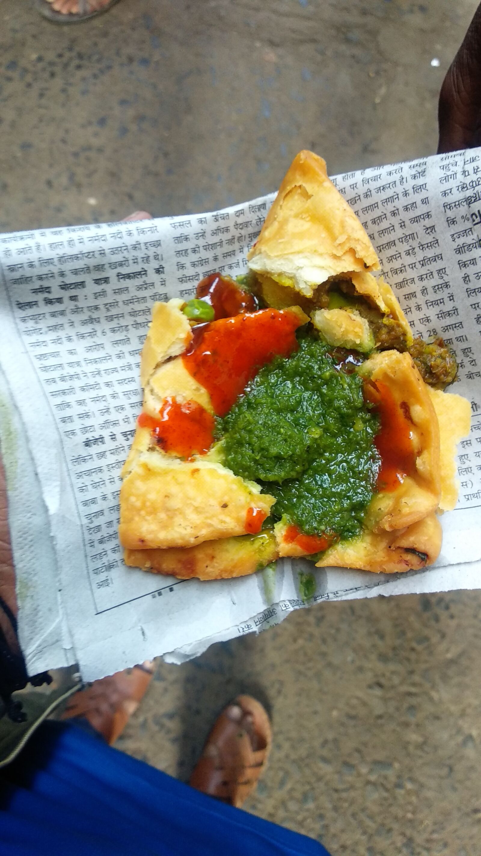 Xiaomi Mi A1 sample photo. Samosa, breakfast, food photography