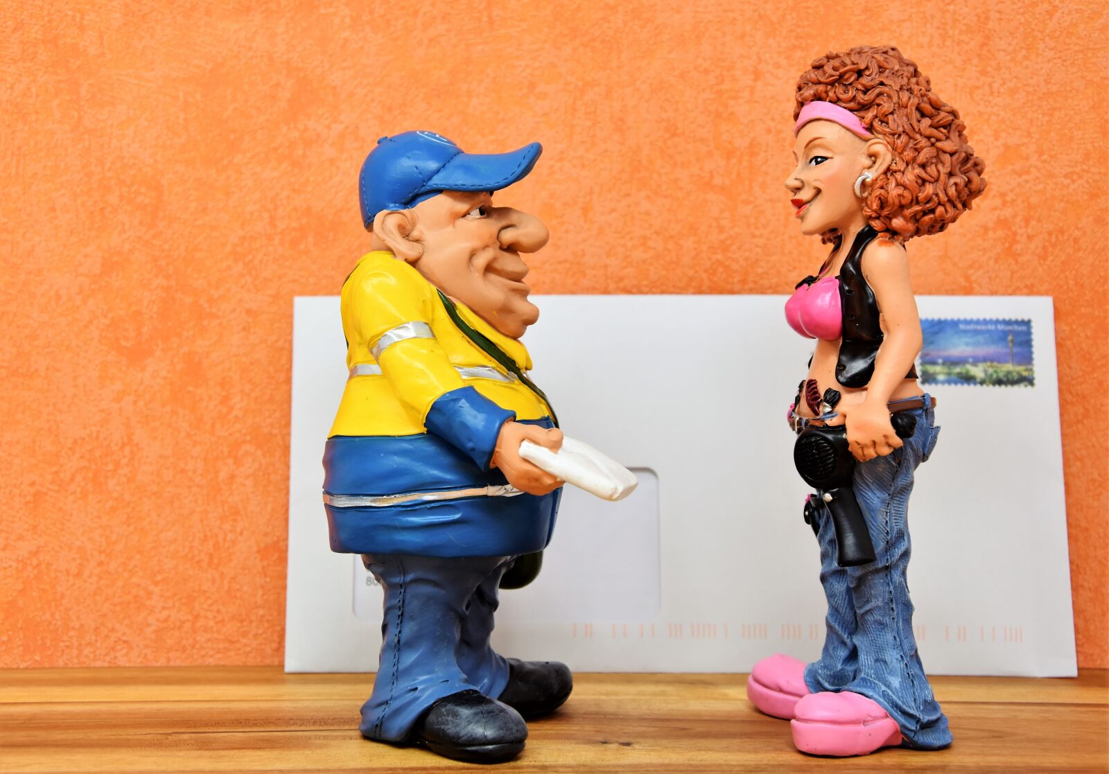 Nikon D7200 sample photo. Postman, figure, doll photography