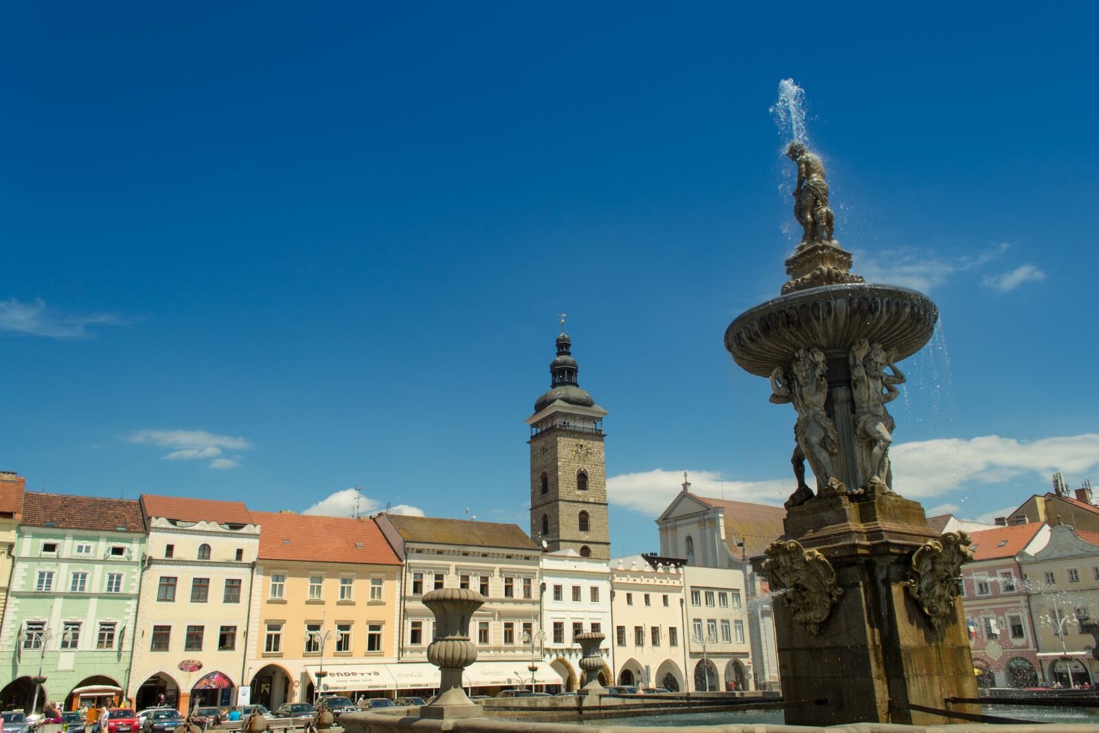 Nikon D3100 sample photo. Square, czech, budějovice photography