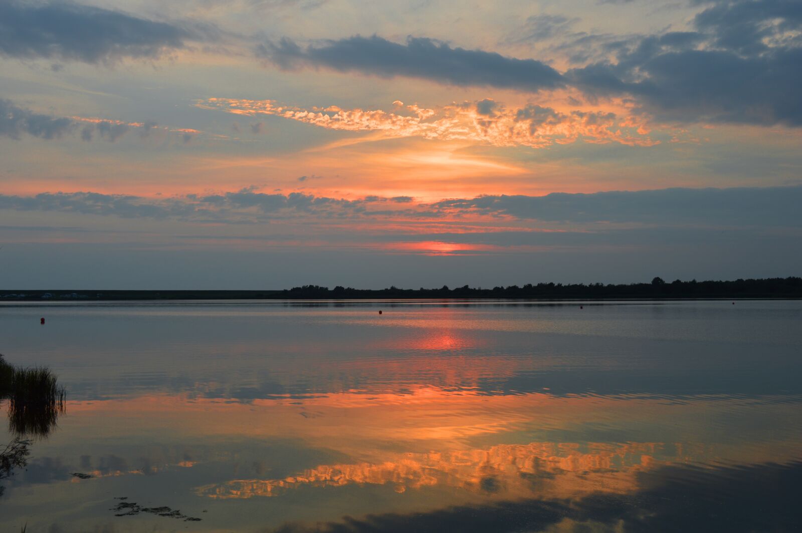 Nikon D3200 sample photo. Sunset, north sea coast photography