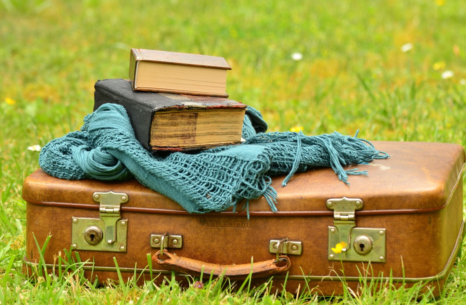 Nikon D5100 sample photo. Luggage, leather suitcase, old photography