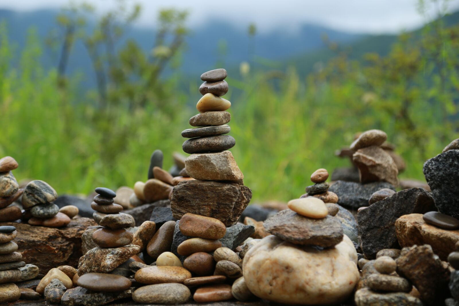 Canon EOS 6D + Canon EF 24-105mm F4L IS USM sample photo. Stone, shingle, stone tower photography