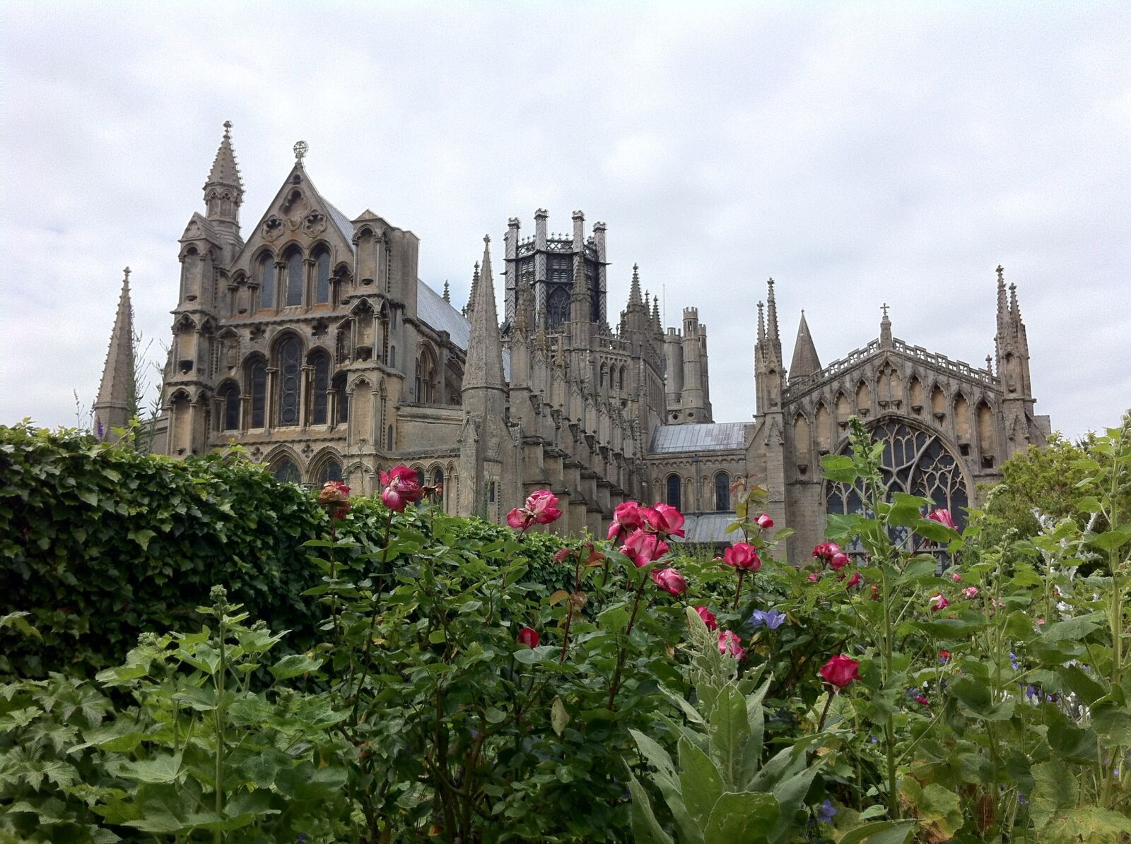 Apple iPhone 4 sample photo. Ely, uk cathedral, garden photography