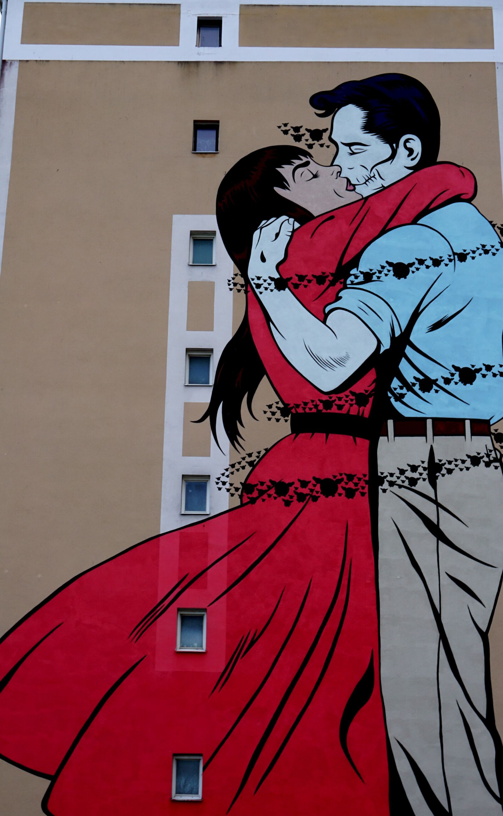 Sony a6000 sample photo. Malmö, mural, building photography
