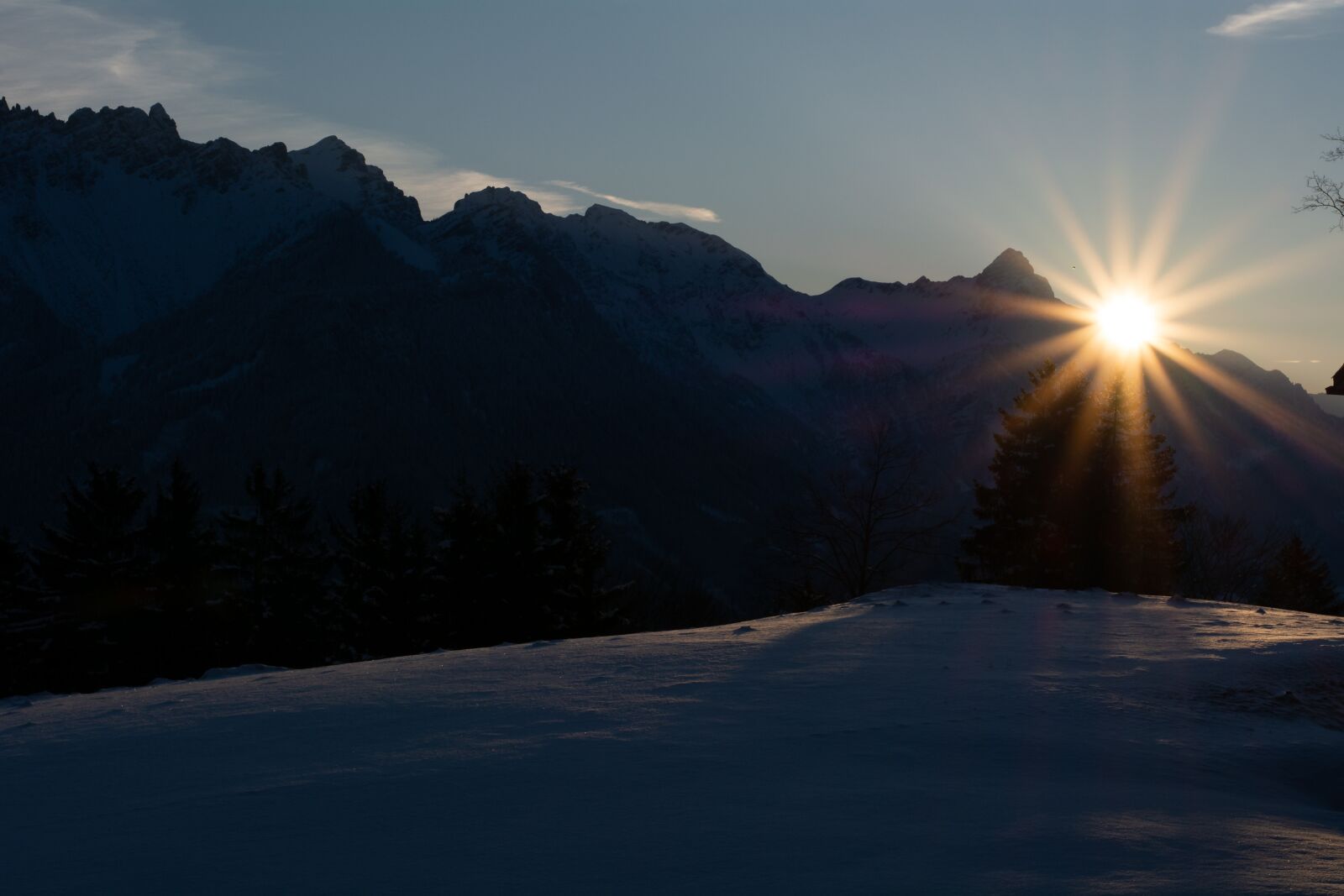 Nikon D7100 sample photo. Sunrise, spring, mountains photography
