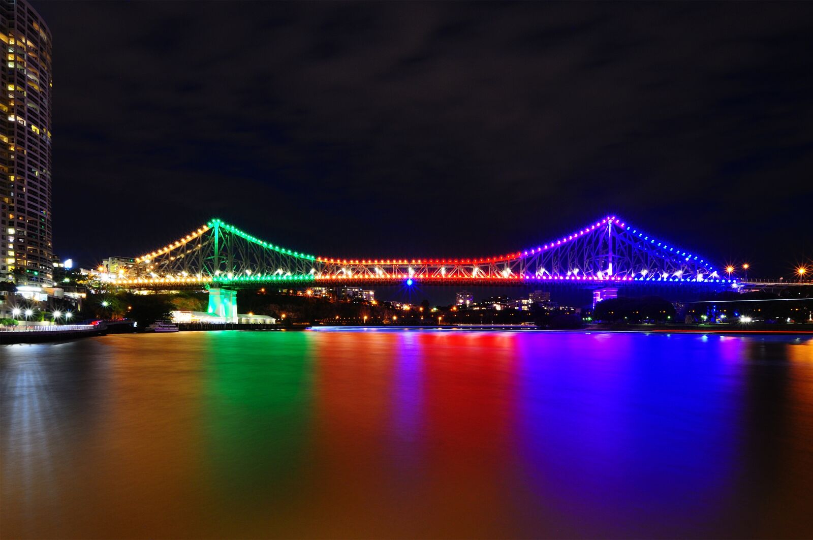 Nikon D90 sample photo. Story bridge, brisbane, bridge photography