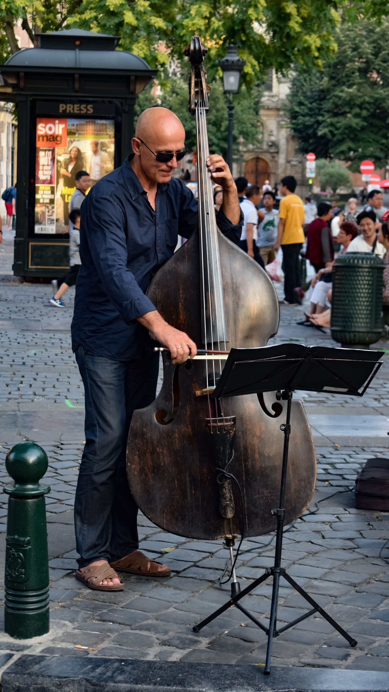 Nikon D3300 sample photo. Musician, street artist, music photography