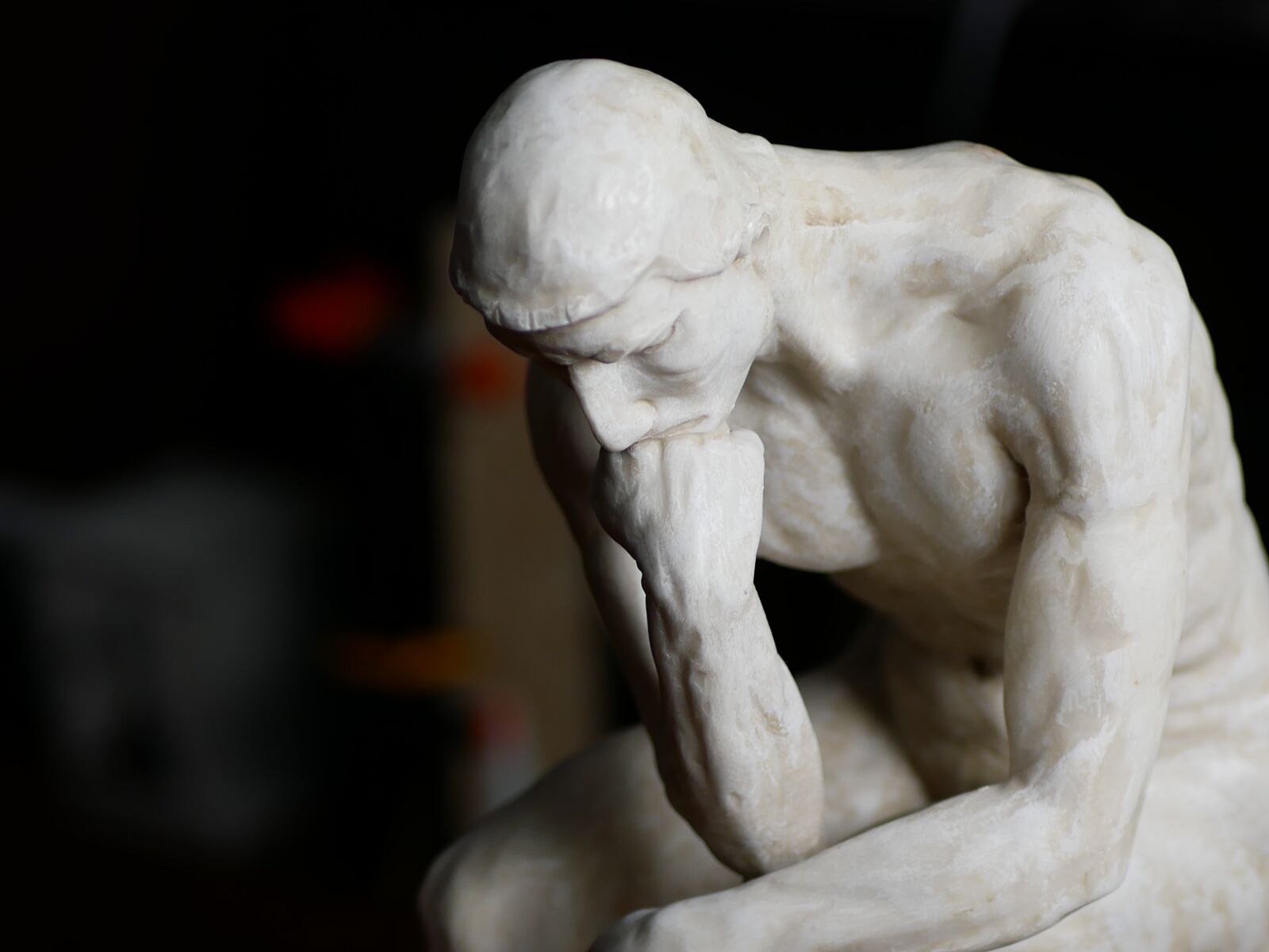 Panasonic Lumix DMC-G85 (Lumix DMC-G80) sample photo. Rodin, thinking, sculpture photography