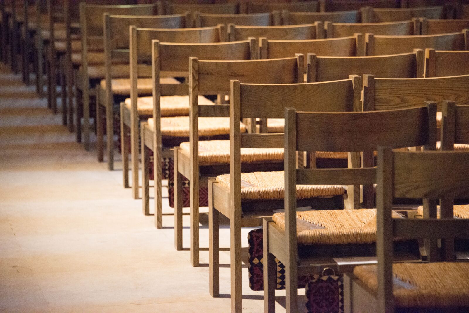 Nikon D800 sample photo. Chairs, church, cathedral photography