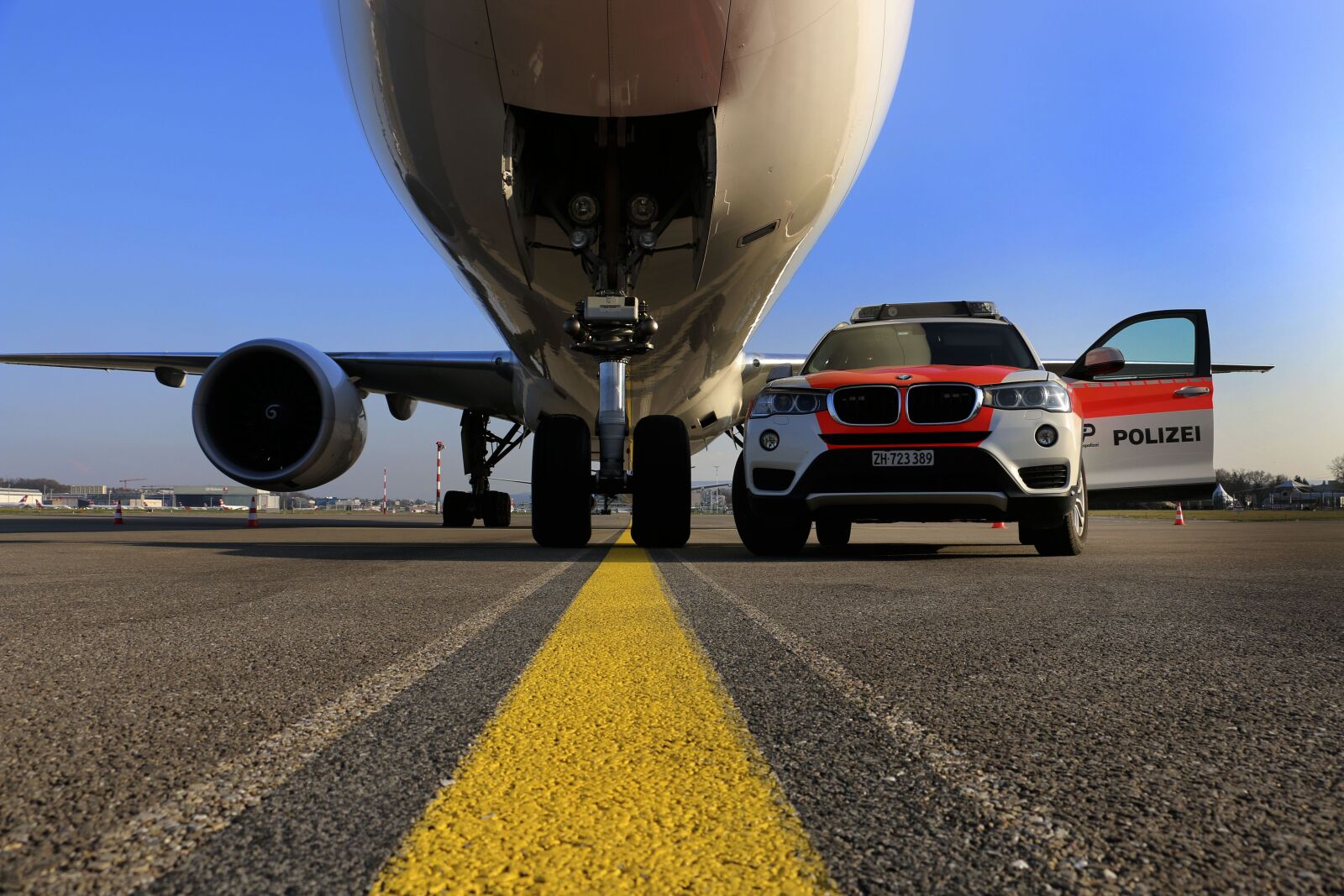 Canon EOS 70D sample photo. Police, airport, police car photography
