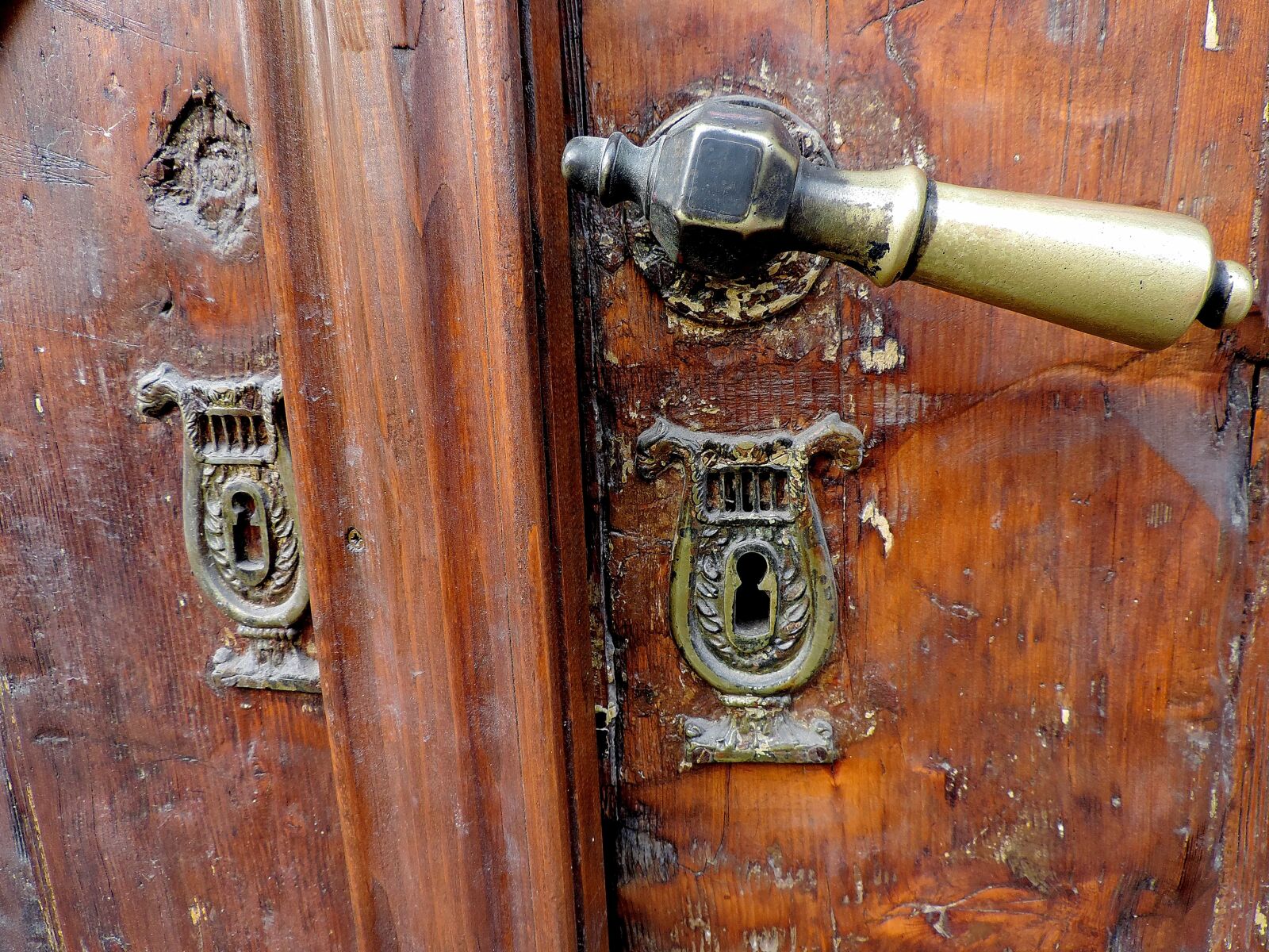 Nikon Coolpix P520 sample photo. Baroque, brass, front door photography