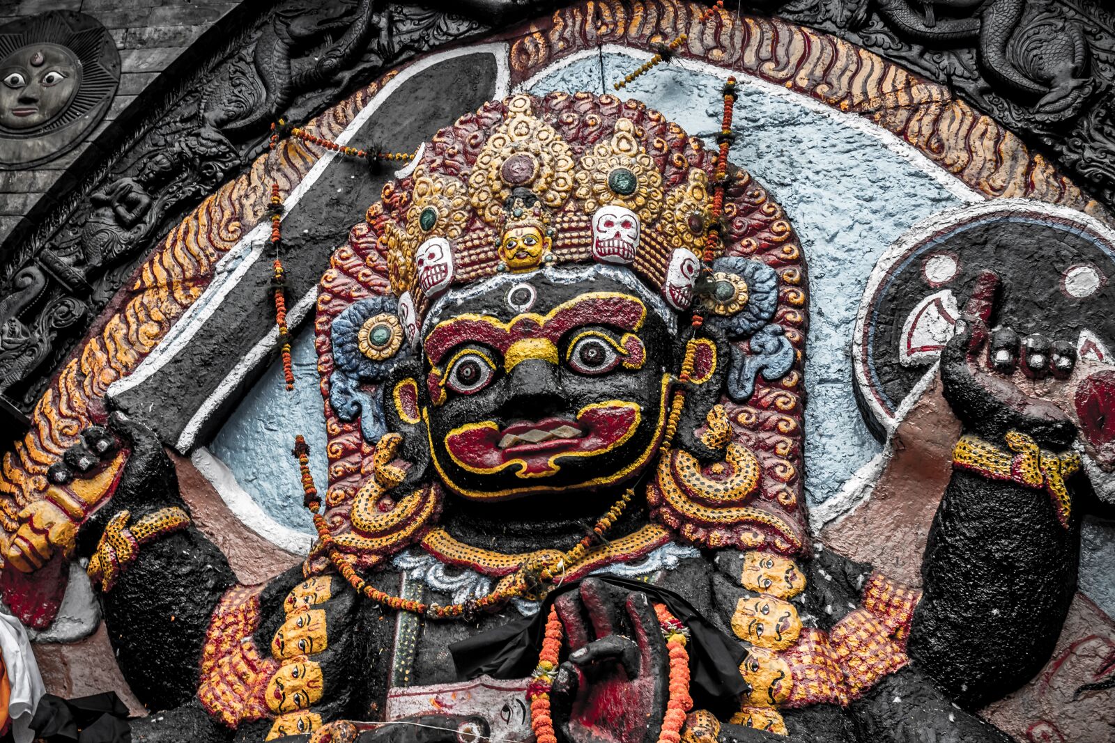 Canon EOS 600D (Rebel EOS T3i / EOS Kiss X5) sample photo. Basantapur, kaal bhairav, god photography