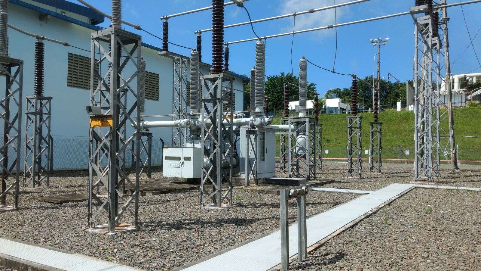Motorola Moto G (4) sample photo. The circuit breaker, substation photography