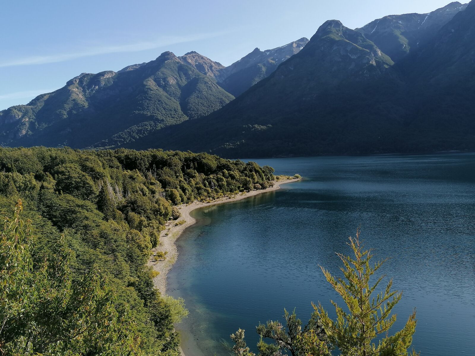 HUAWEI P30 LITE sample photo. Lake futalaufquen, argentine, patagonia photography