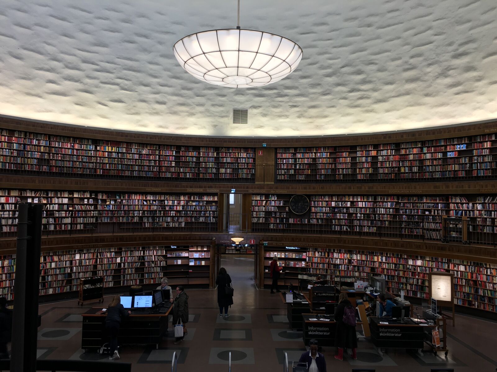 Apple iPhone 6s Plus sample photo. Stockholm municipal library, library photography