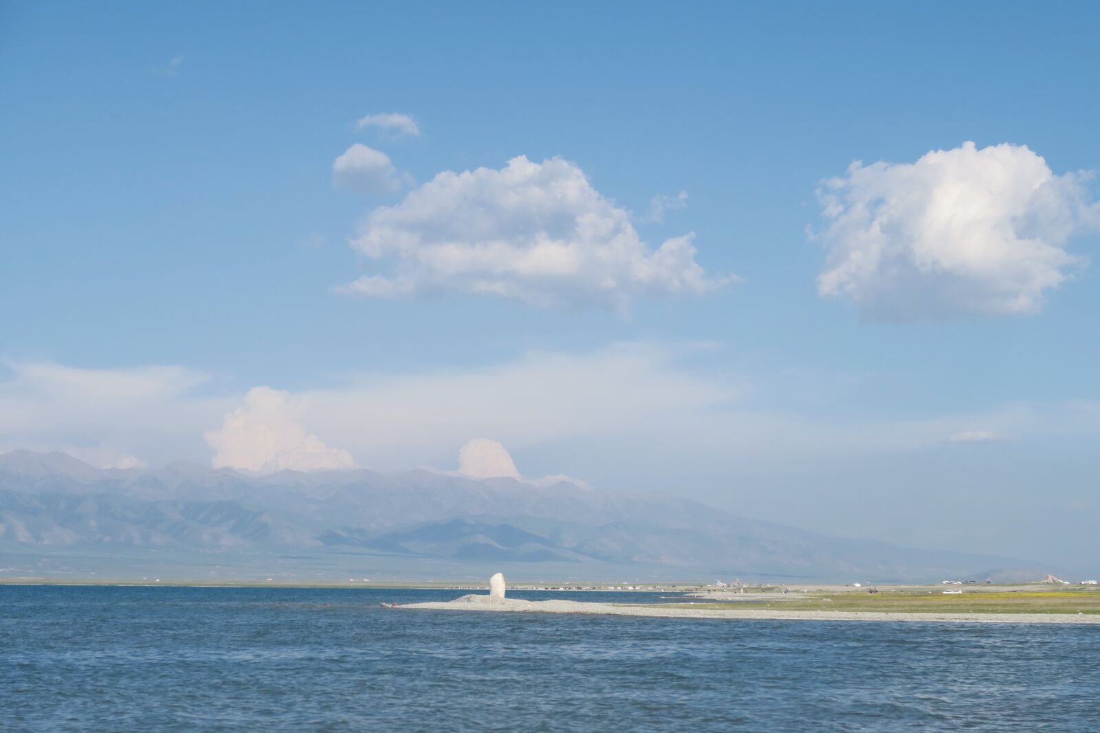 Canon PowerShot G7 X sample photo. Qinghai lake, sky, blue photography