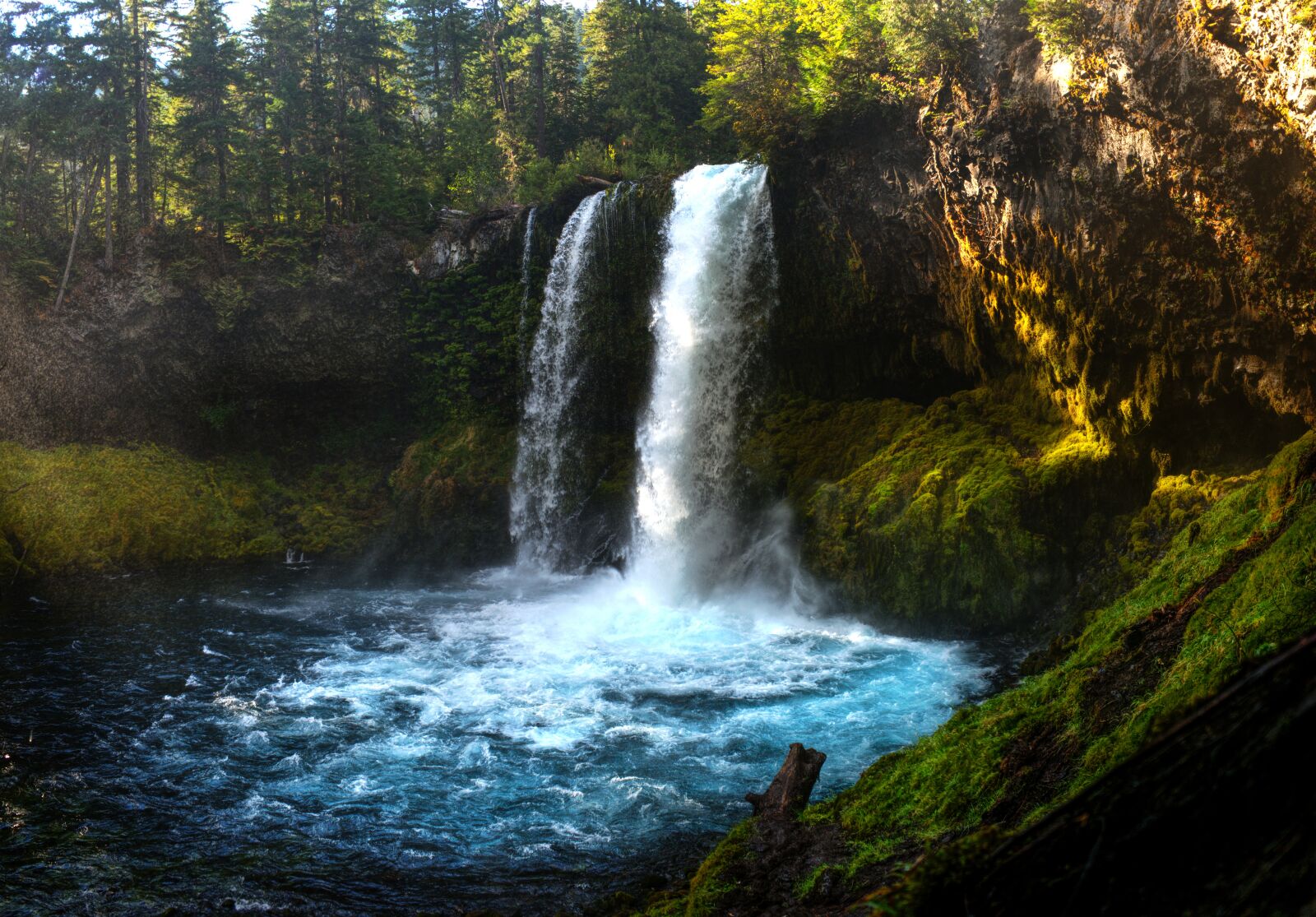 Sony a7 sample photo. Oregon, waterfall, pacific northwest photography