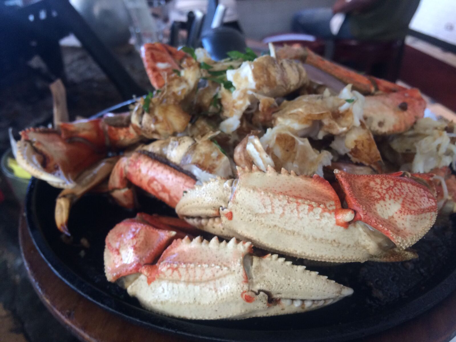 iPhone 5s back camera 4.15mm f/2.2 sample photo. Crab, fish, food photography