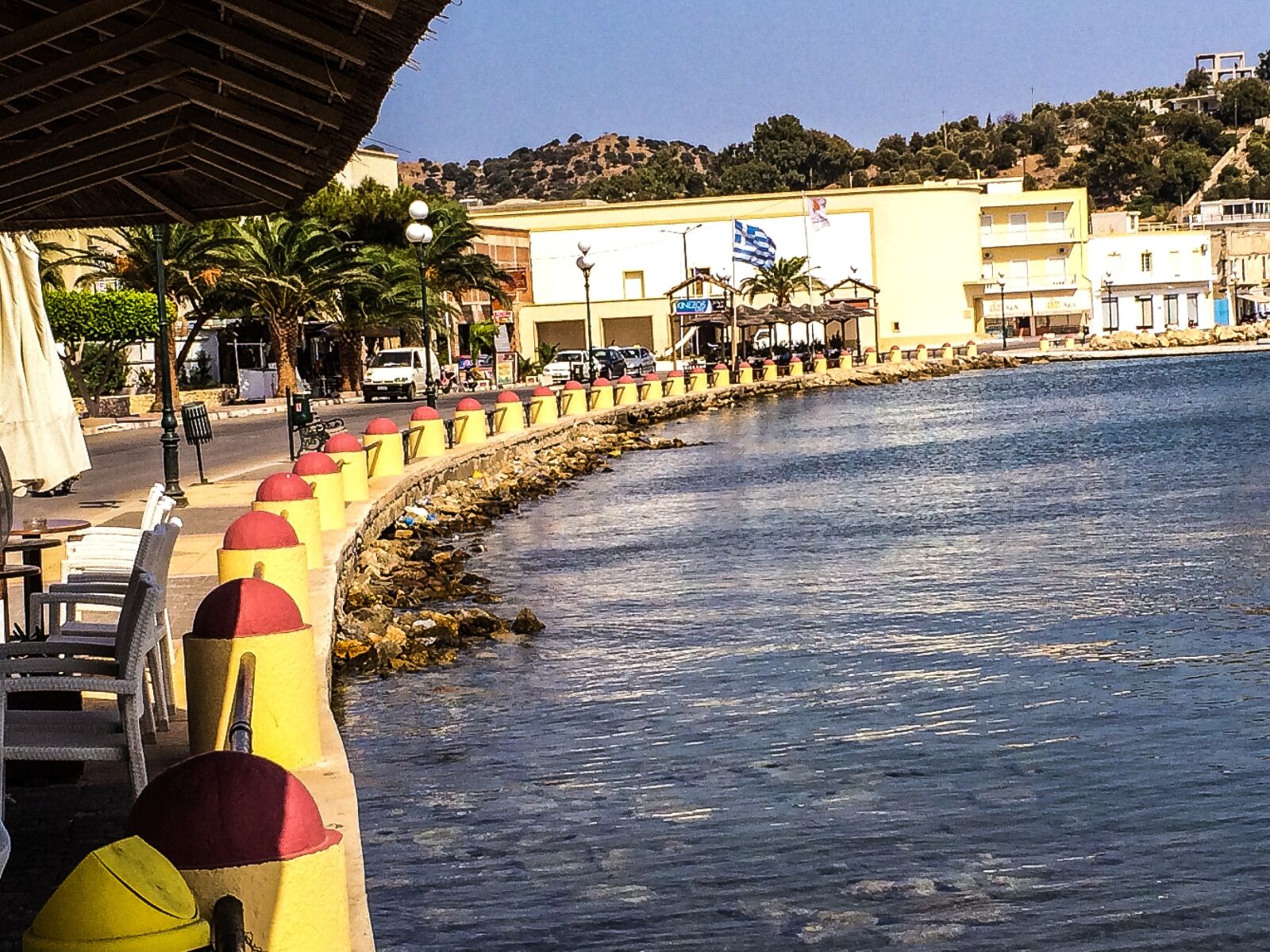 iPhone 5s back camera 4.15mm f/2.2 sample photo. Greece, ashore, harbor photography