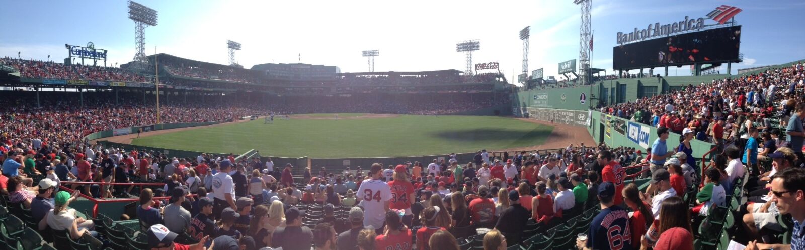 Apple iPhone 4S sample photo. Fenway park, baseball diamond photography