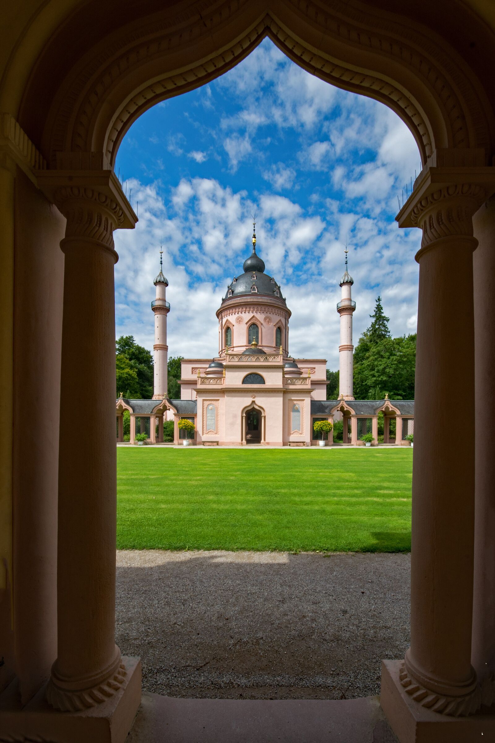 Nikon D5300 sample photo. Red mosque, schlossgarten, schwetzingen photography