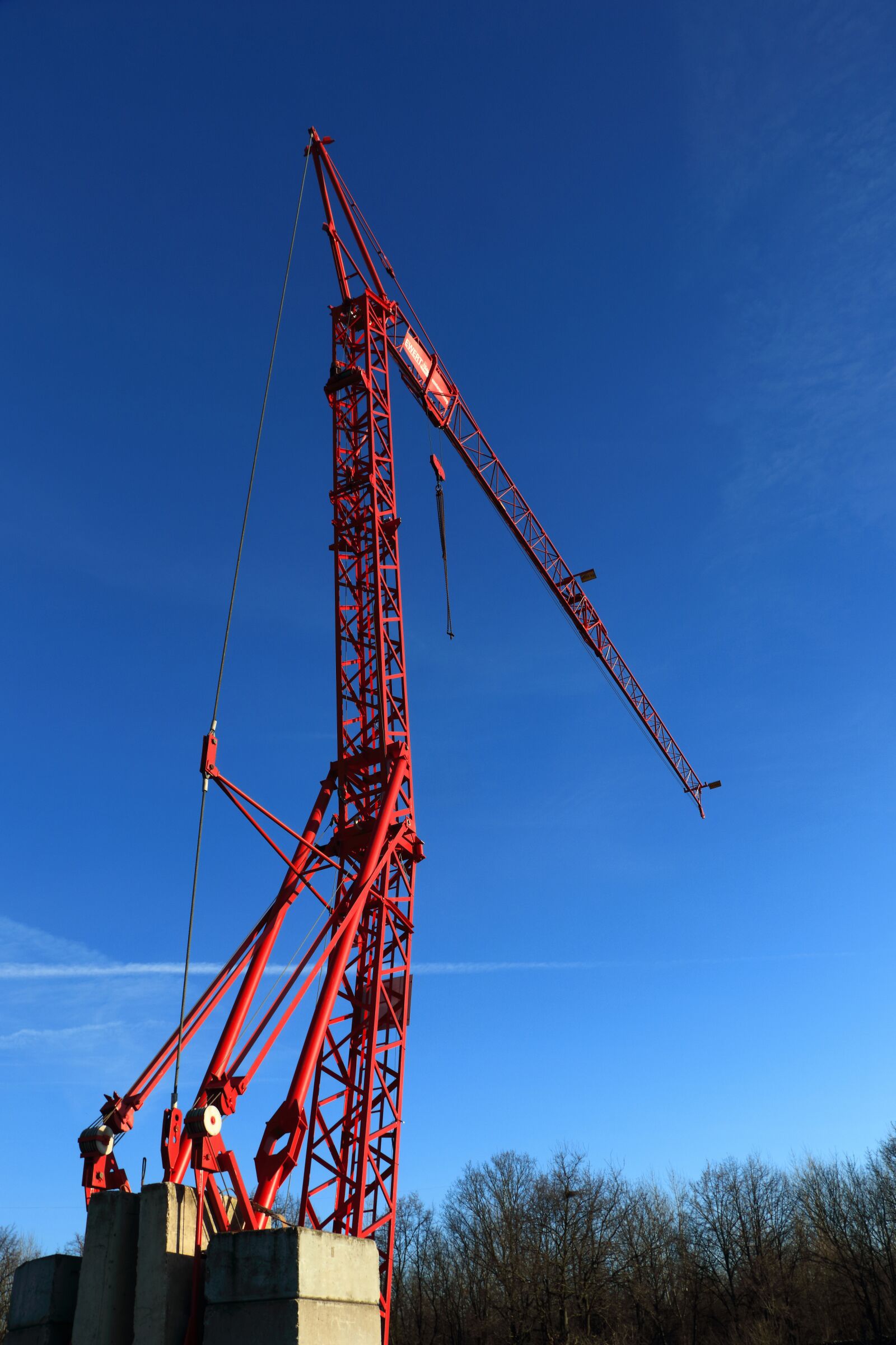 Canon EOS 80D sample photo. Crane, baukran, site photography