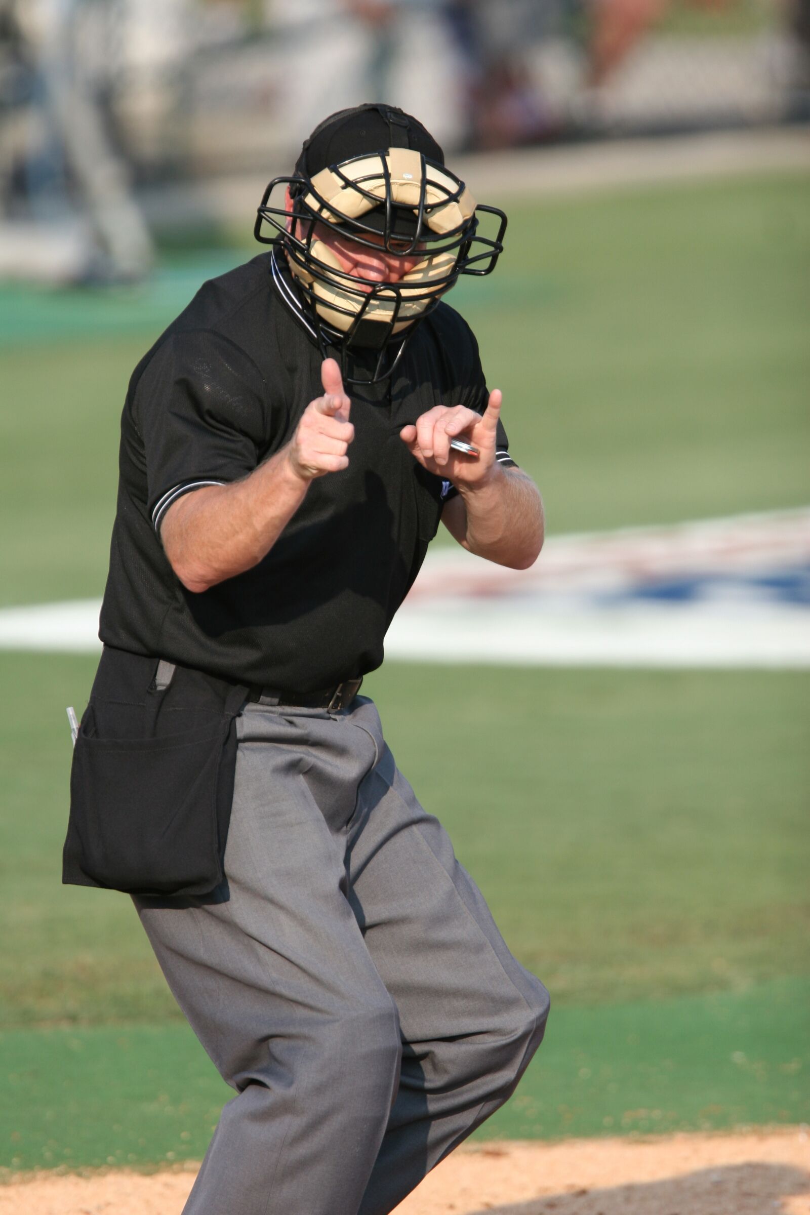 Canon EOS 20D sample photo. Baseball, umpire, strike photography